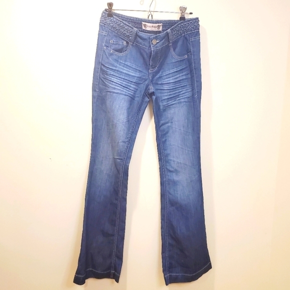 Freesthle boot cut ligh washed blue jeans size 9 - Picture 1 of 10